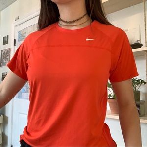 Burt Orange Nike t shirt